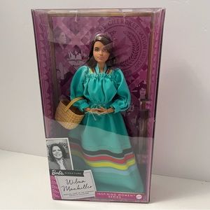 BARBIE Signature Doll Wilma Mankiller Inspiring Women Series NRFB Mattel